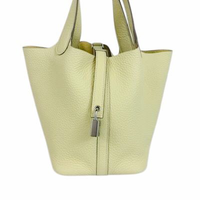 Hermes Hermes Picotin 18, Jaune Milton, Palladium Hardware, Stamp W, New in Box MA001