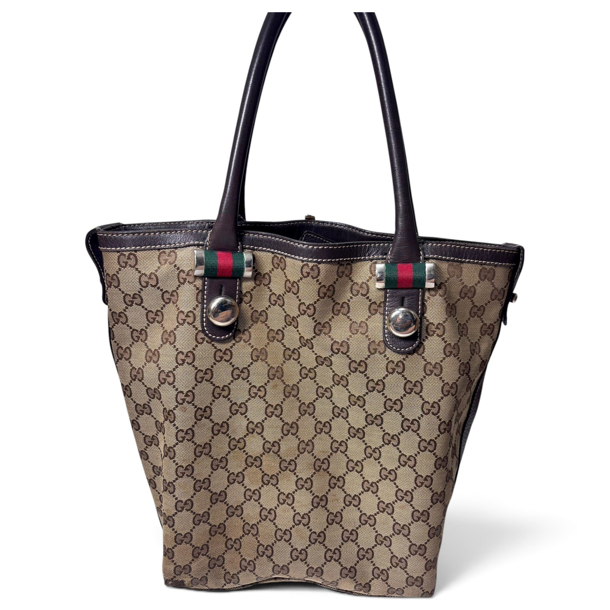 Leather tote