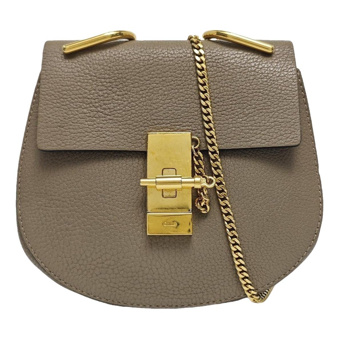 Drew leather handbag