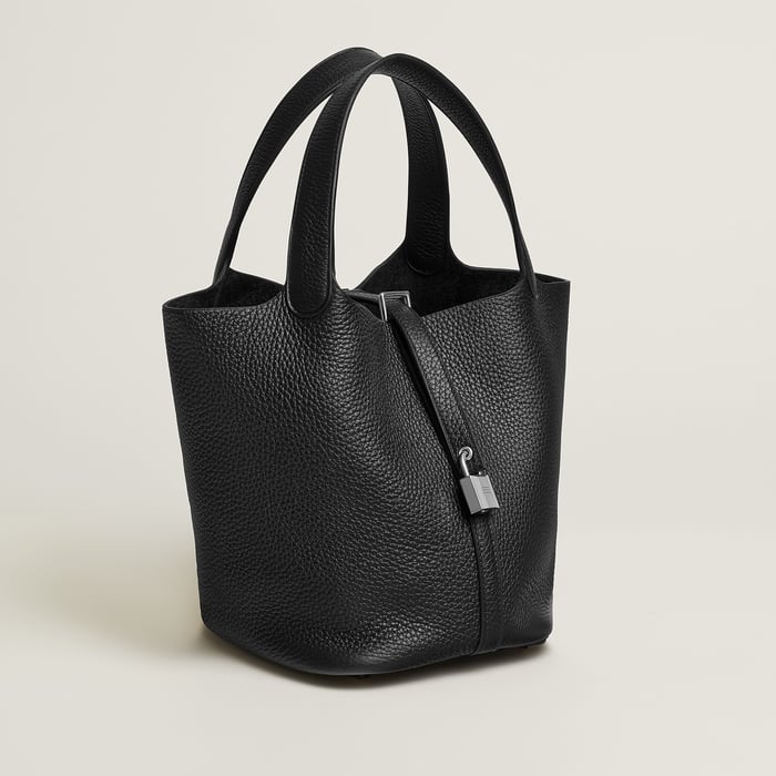Noir Picotin Lock 22 Bag