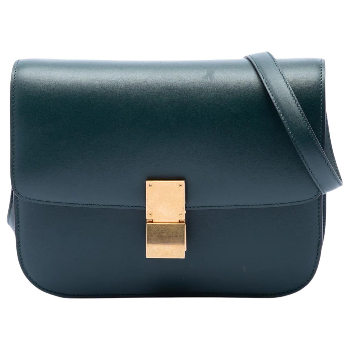 Classic leather crossbody bag