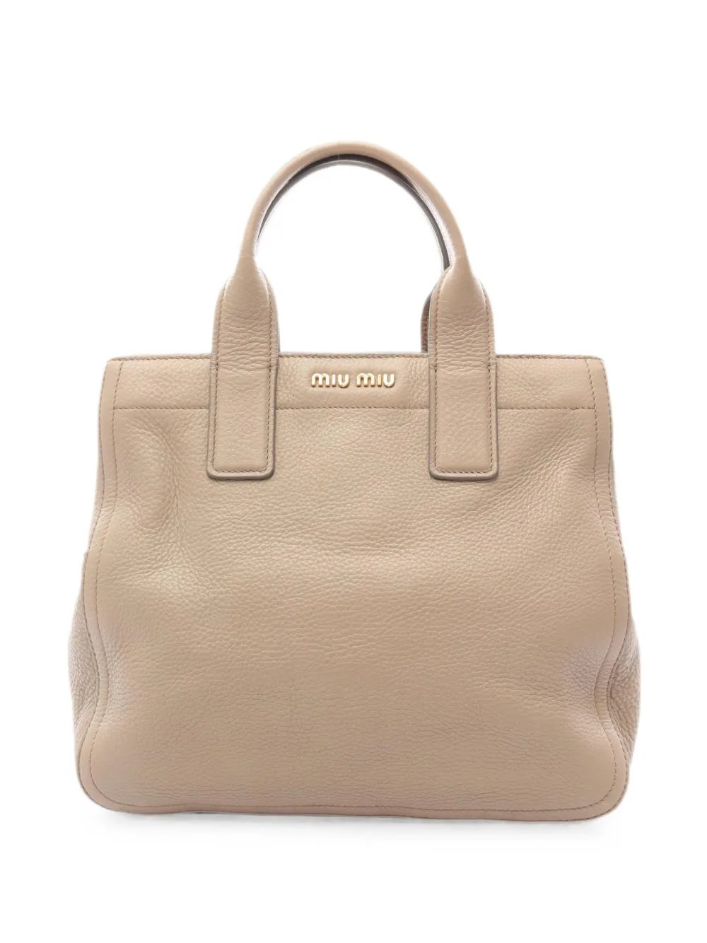 Miu Miu 2000s Vitello Caribu tote bag