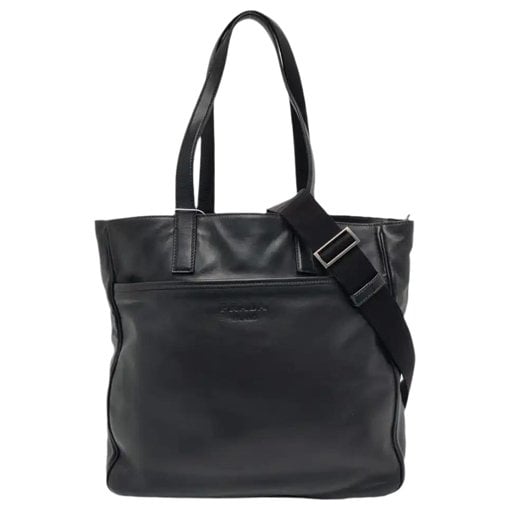 Leather tote