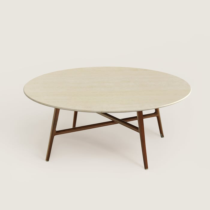 Naturel Les Necessaires d'Hermès Satellite Coffee Table, Medium Model