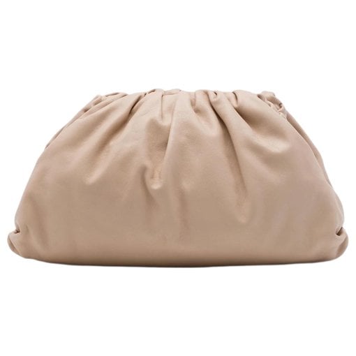 Pouch leather clutch bag