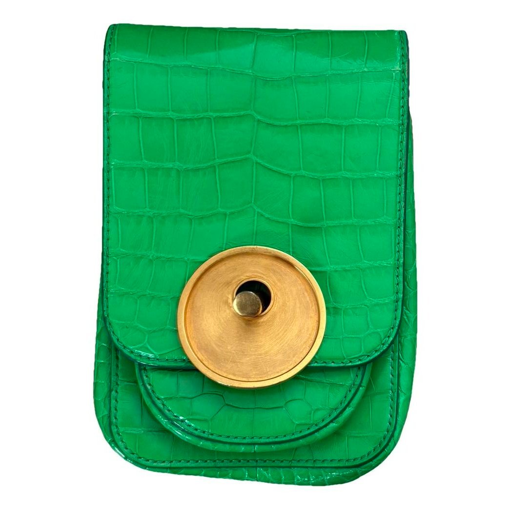 Marni Crocodile clutch bag