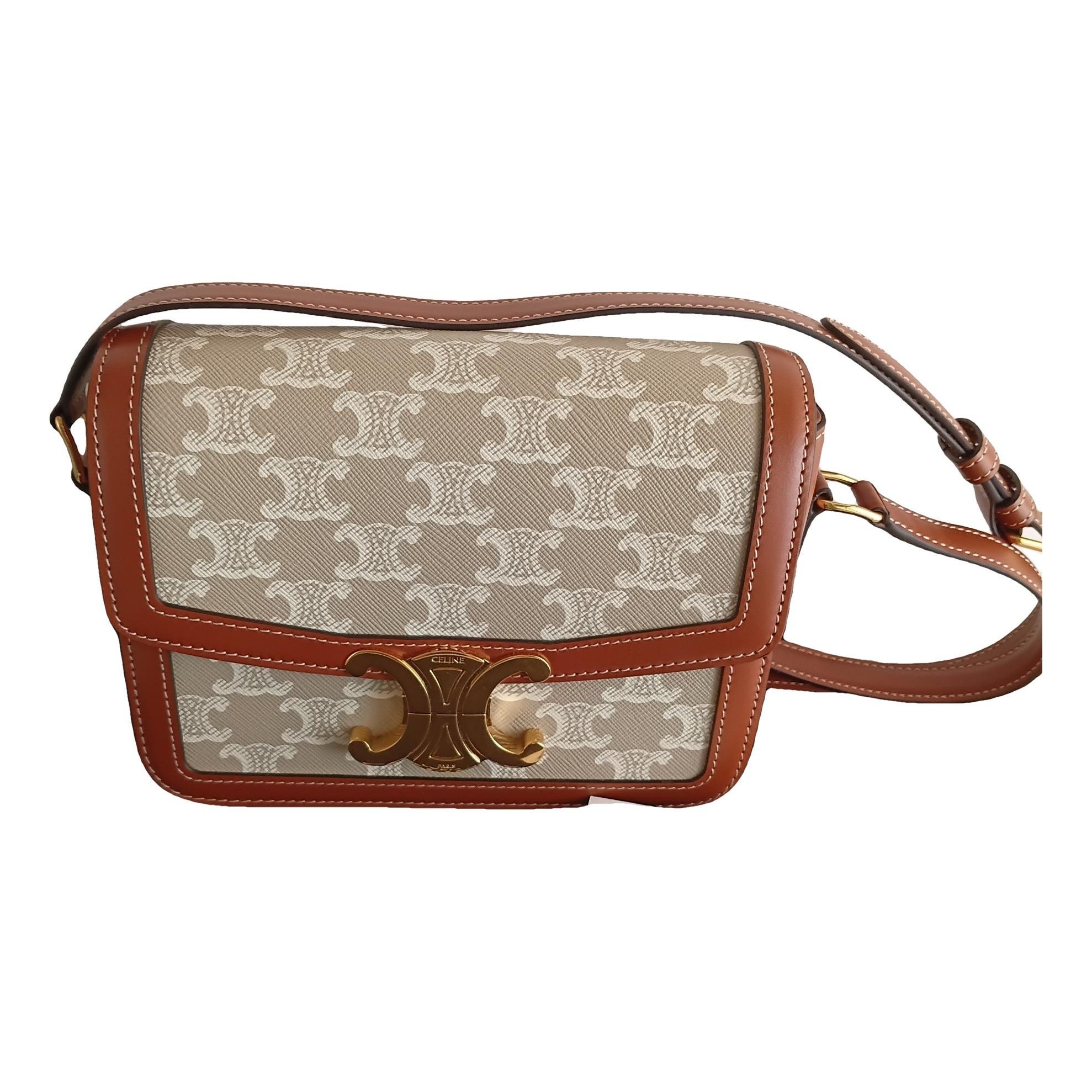 Triomphe leather handbag