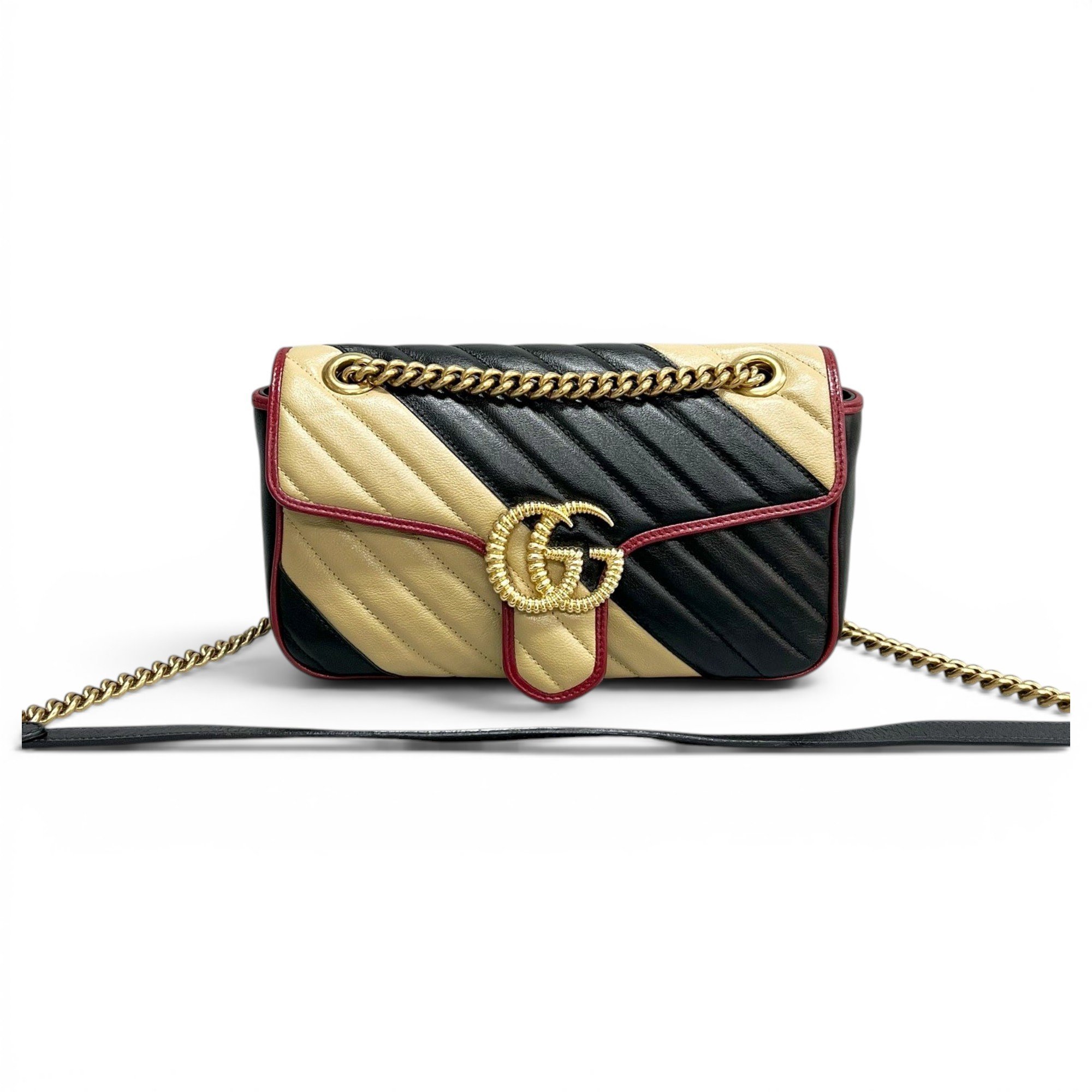 GG Marmont Flap leather handbag