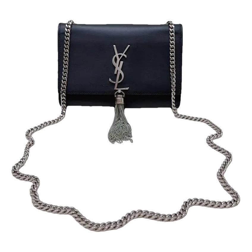 Pompom Kate leather crossbody bag