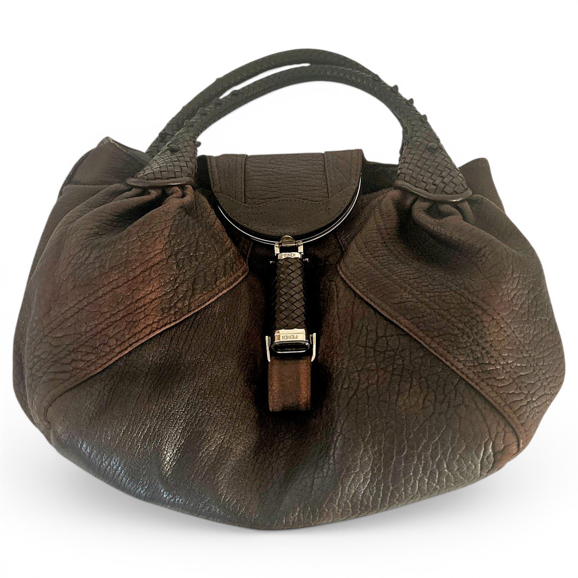 Spy leather handbag