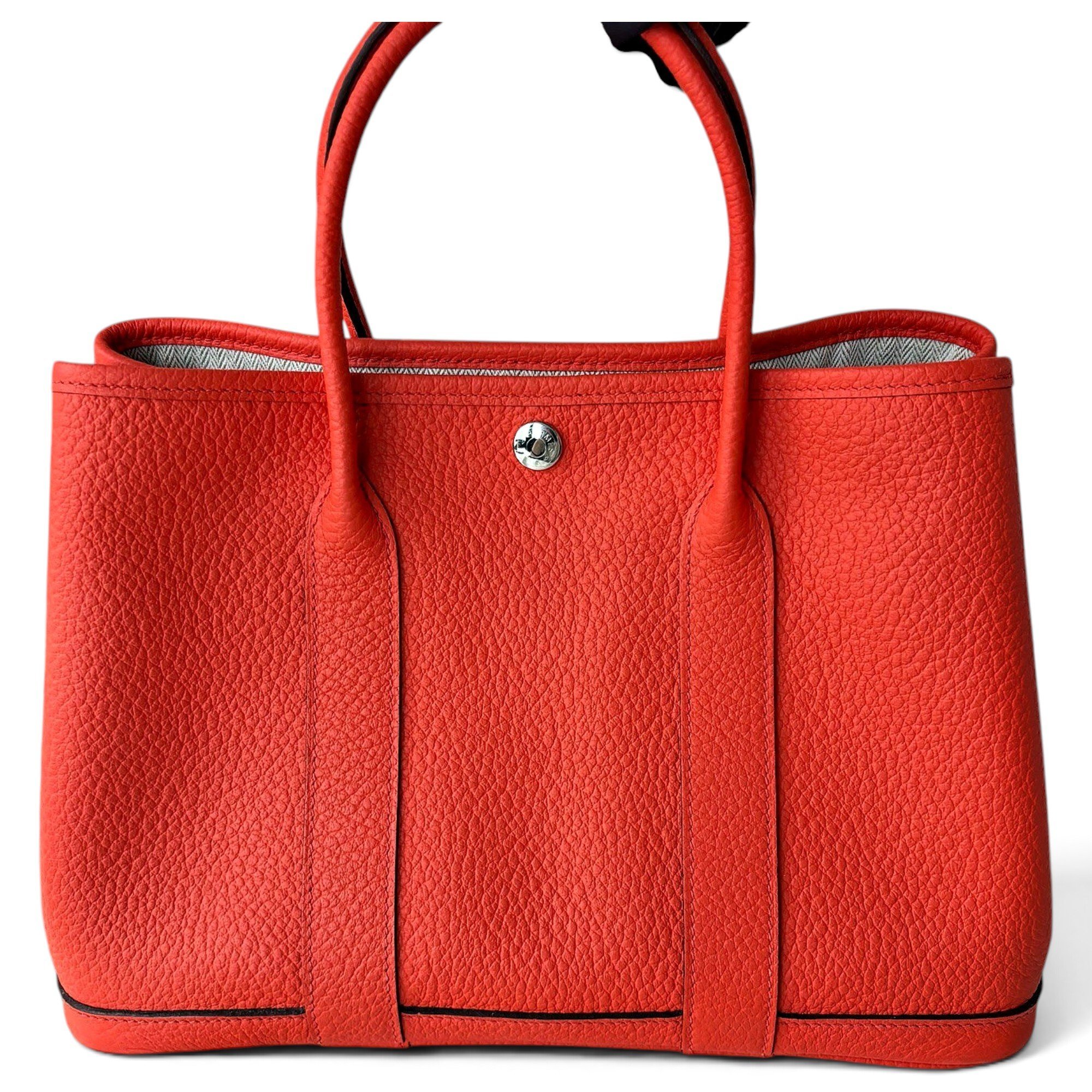 Garden Party leather handbag