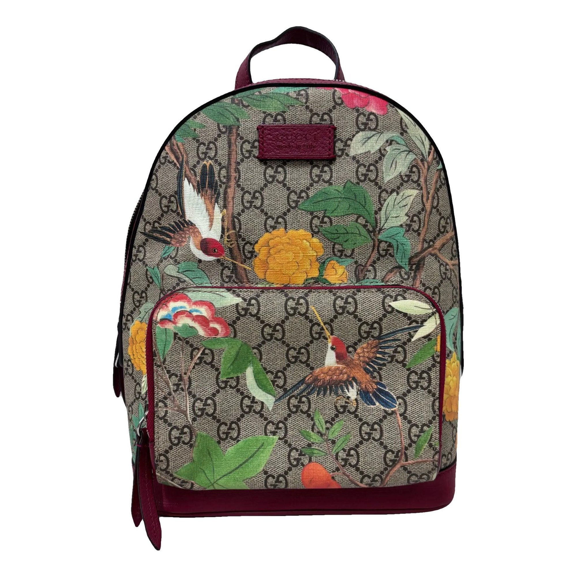 Leather backpack