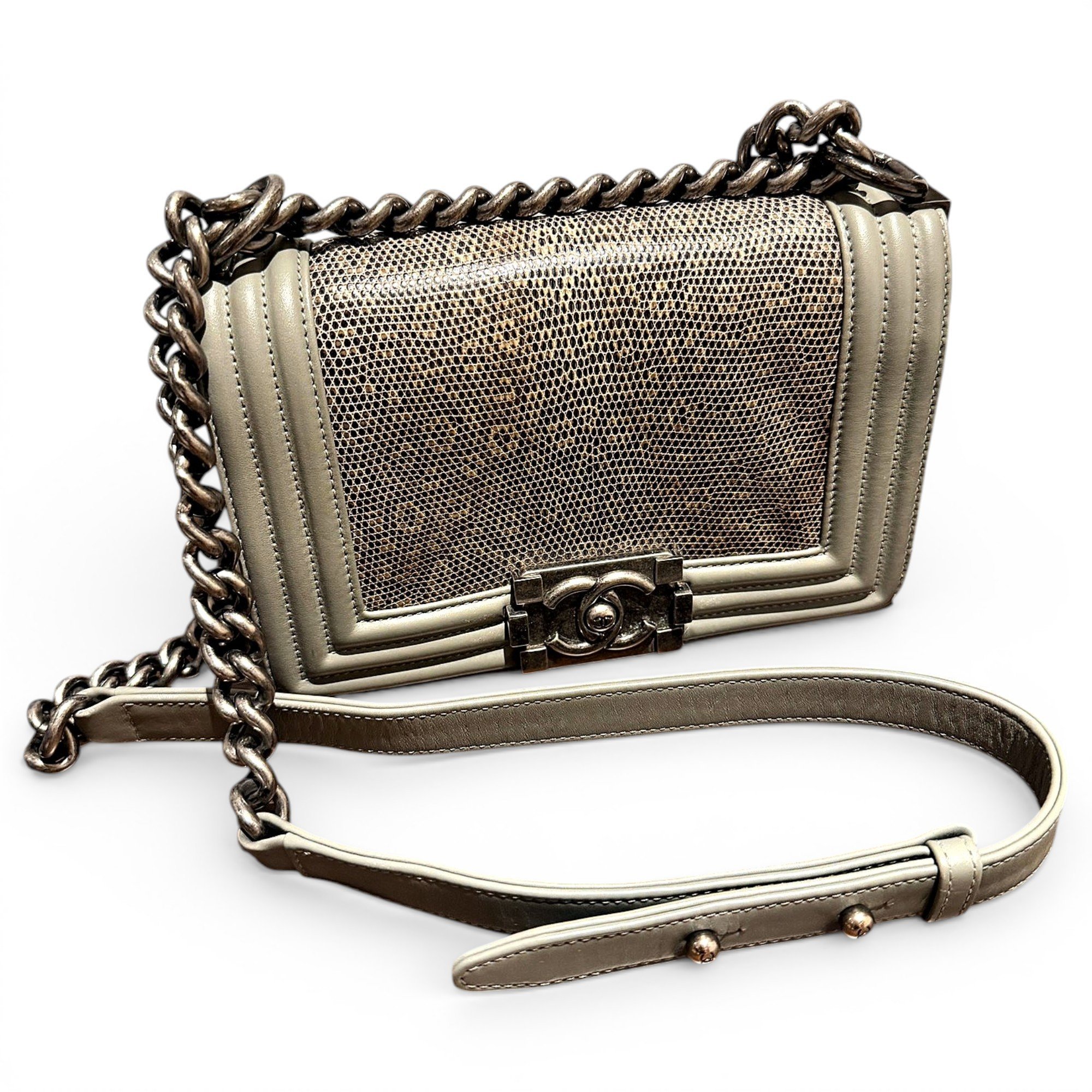 Boy leather crossbody bag