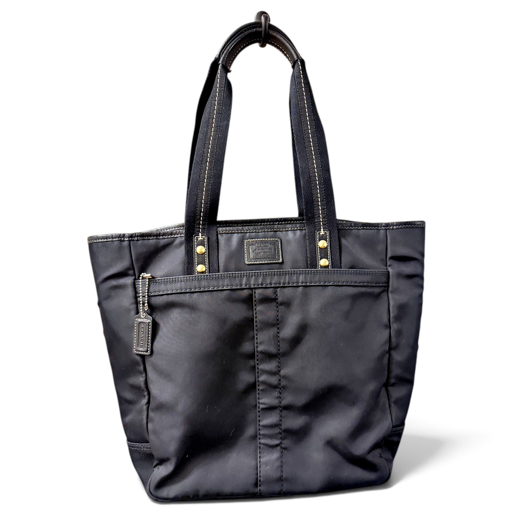 Leather tote