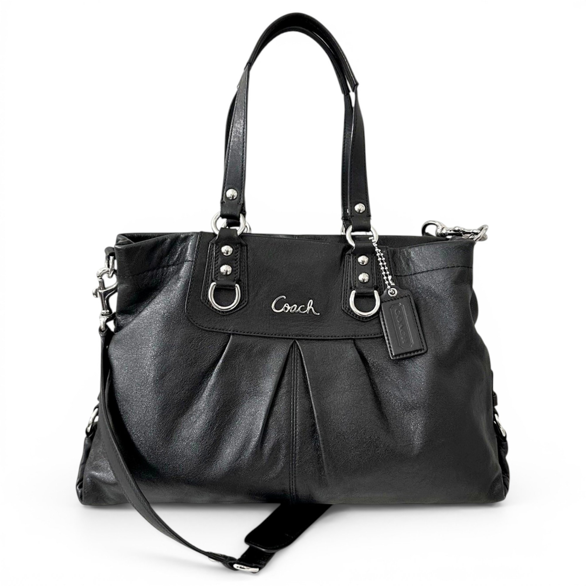 Leather handbag