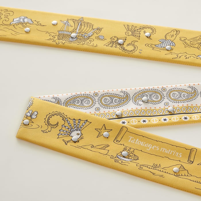 Tatouages Marins Bandana 스터드 트윌 리본