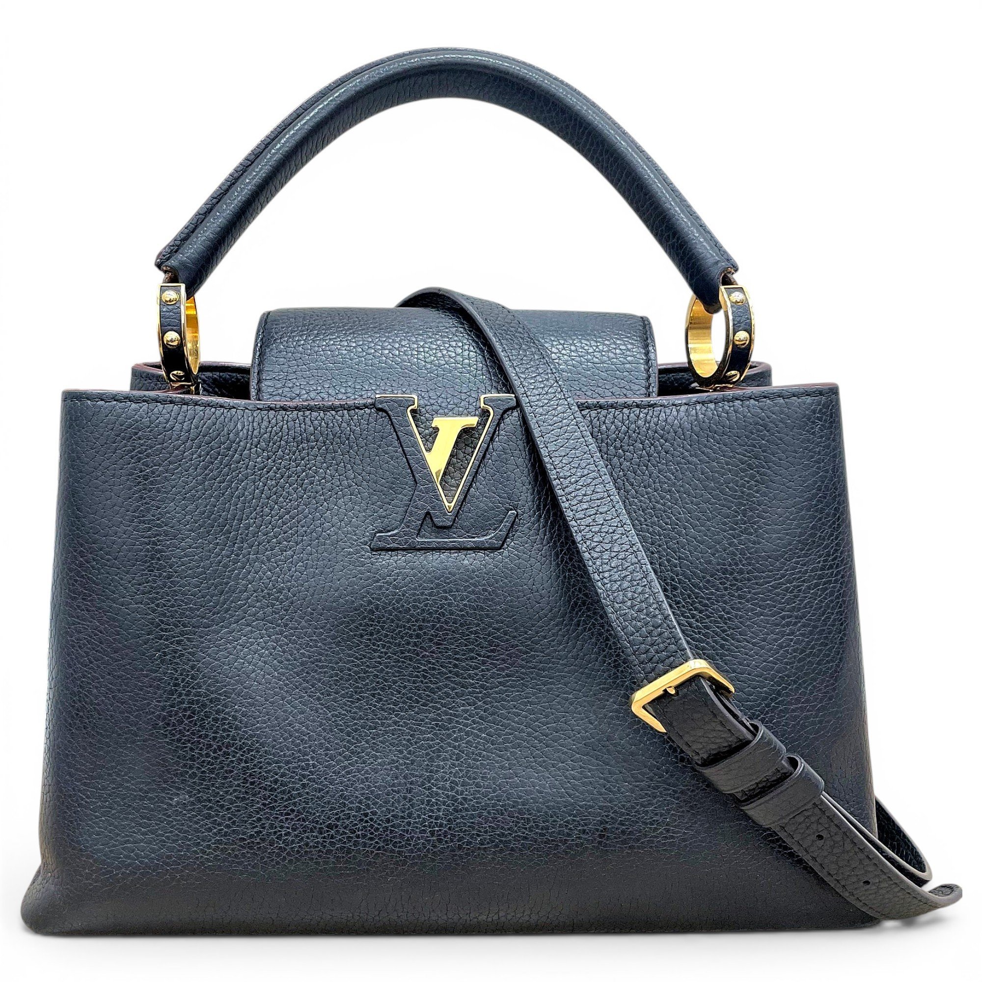 Capucines leather handbag
