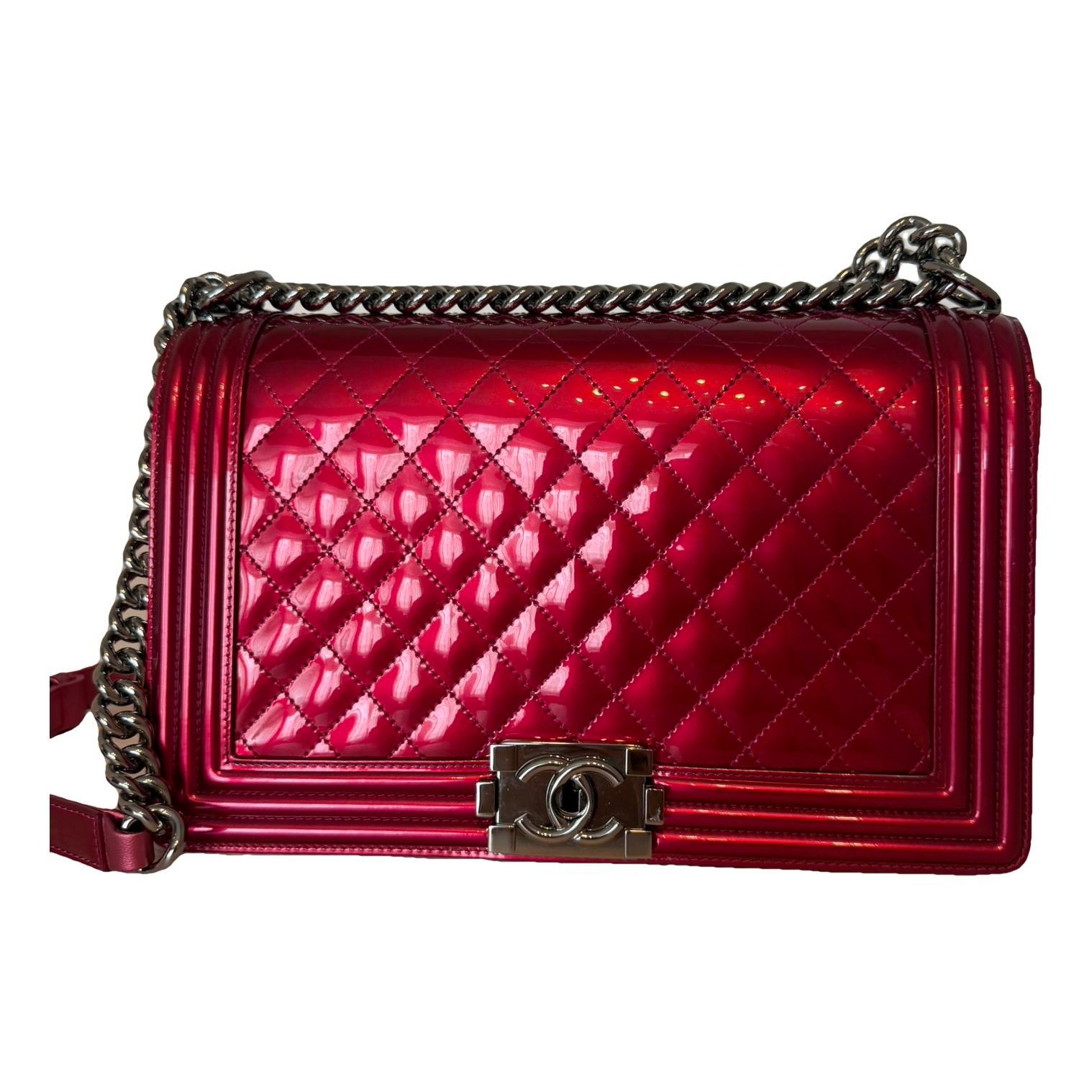 Boy patent leather bag