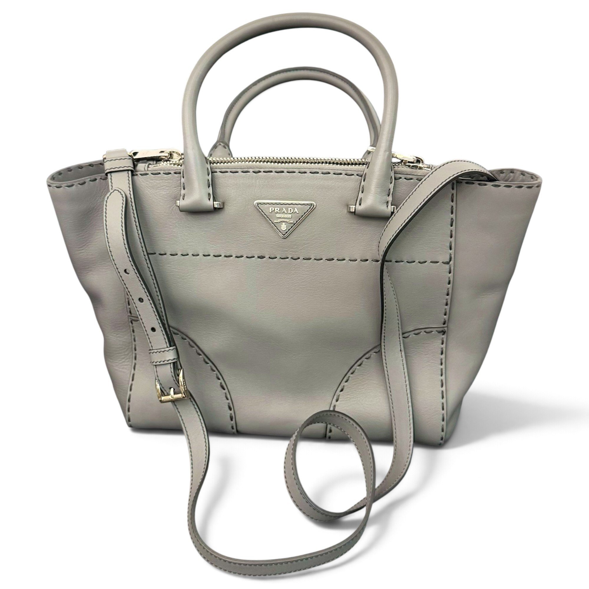Leather handbag