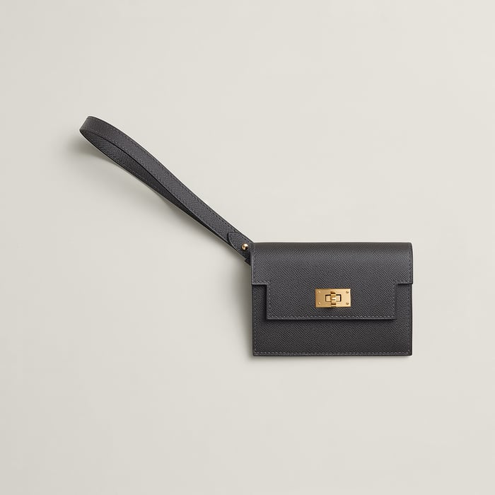 Graphite Kelly Pocket Slim Wallet