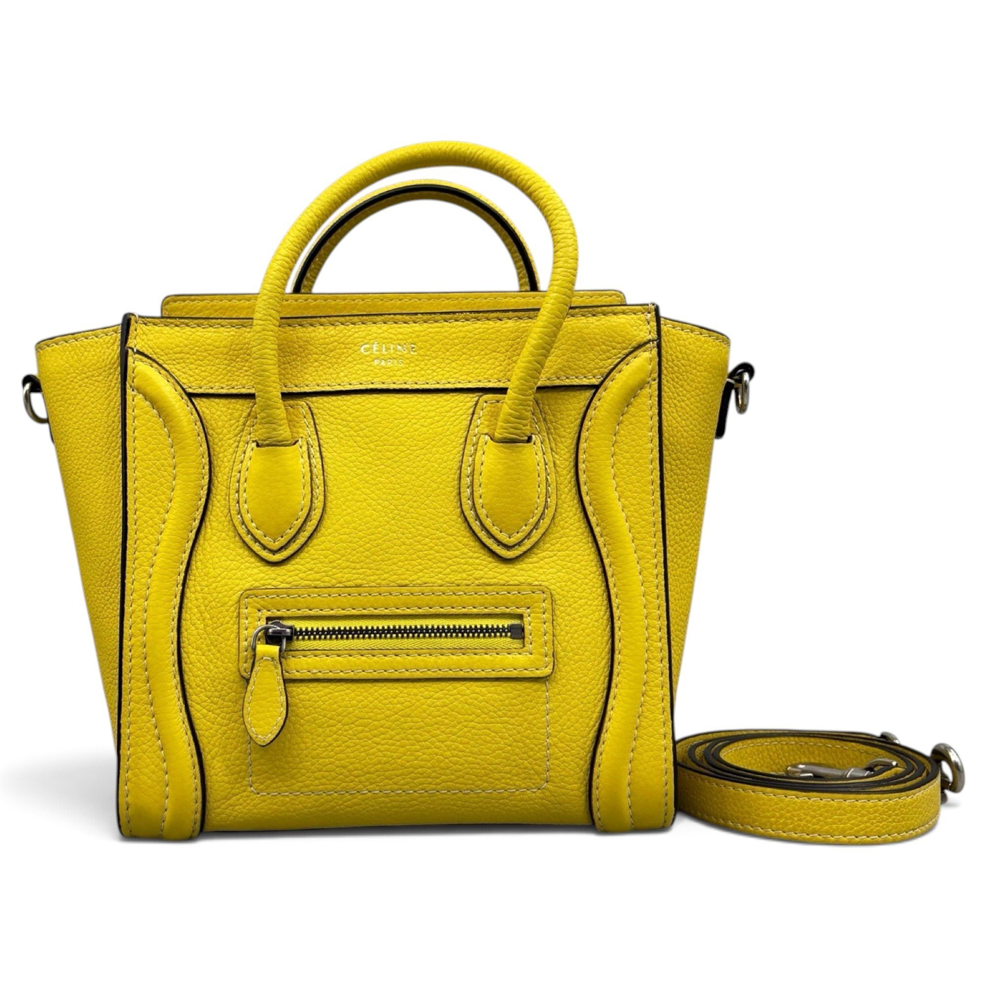 Nano Luggage leather handbag