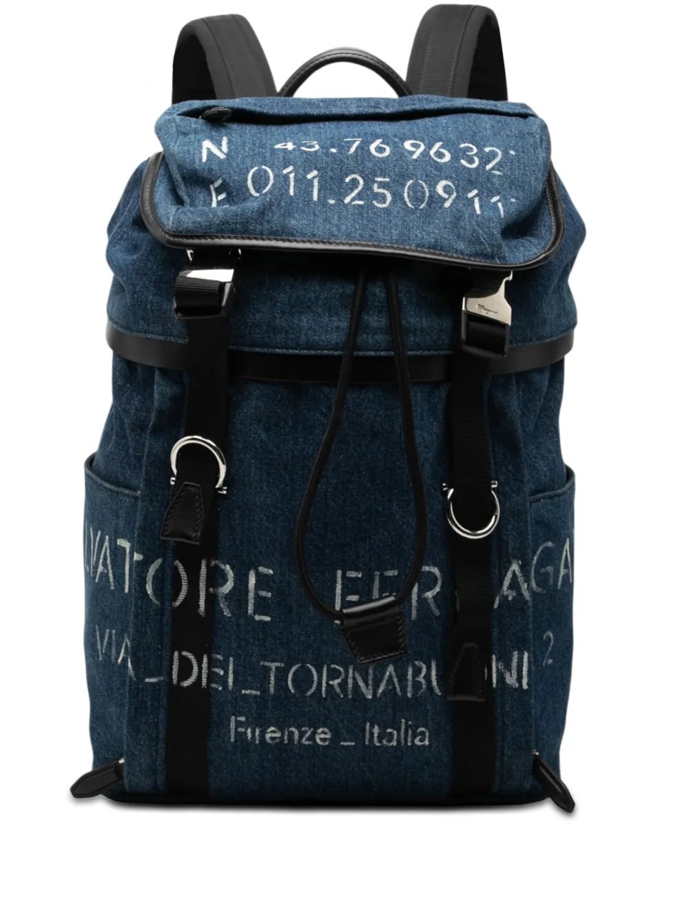 2015 Printed Denim backpack