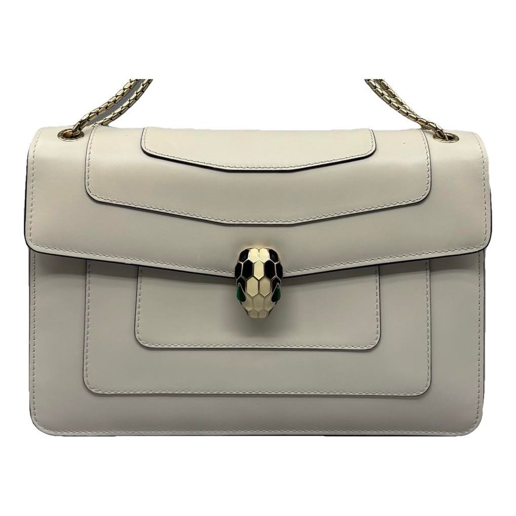 Serpenti leather handbag