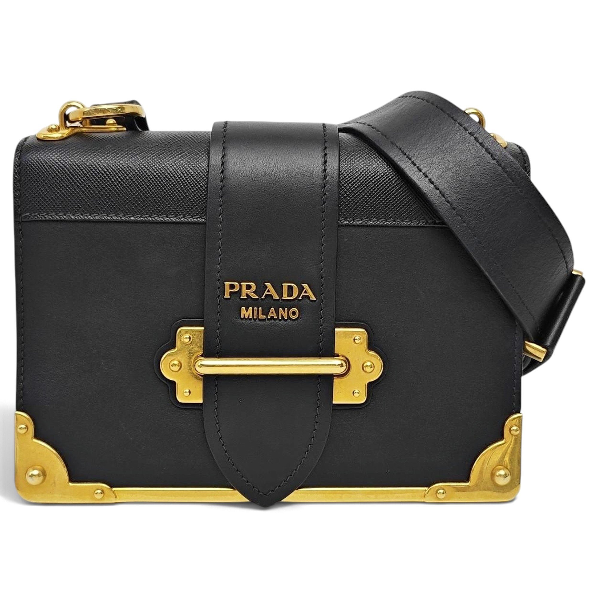 Cahier leather handbag