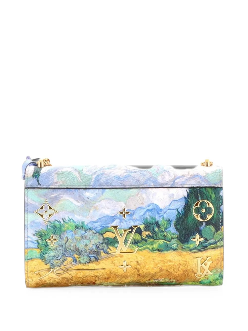 Chain Wallet Limited Edition Jeff Koons Van Gogh Print Canvas crossbody bag