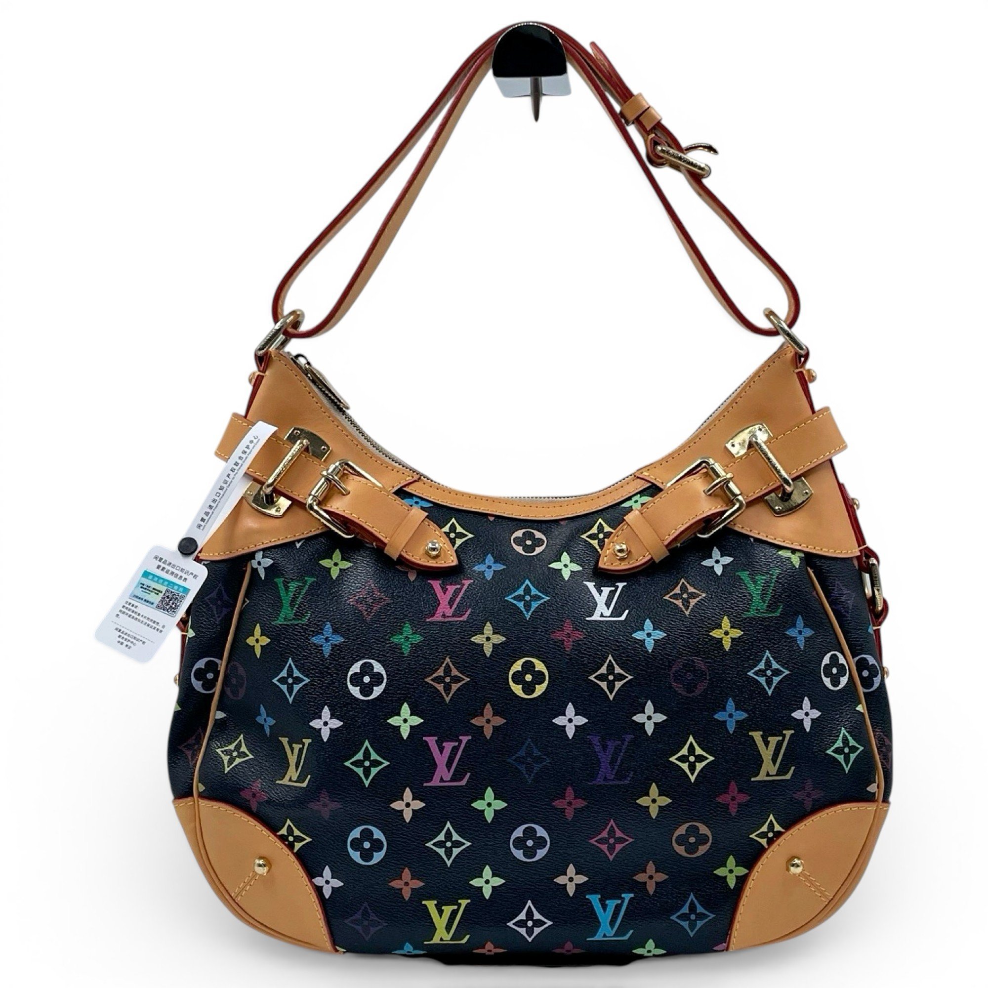 Greta leather handbag
