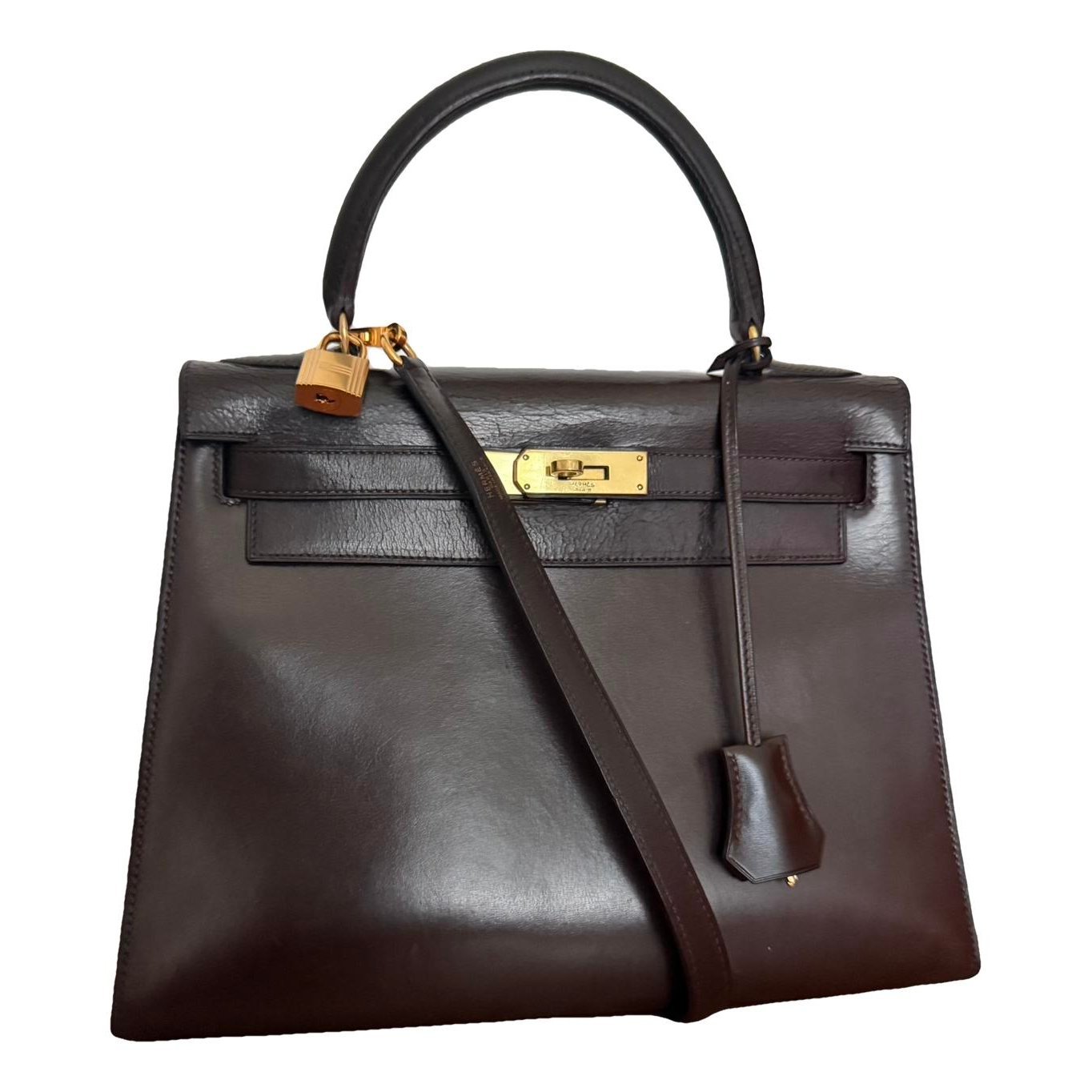 Kelly 28 leather handbag