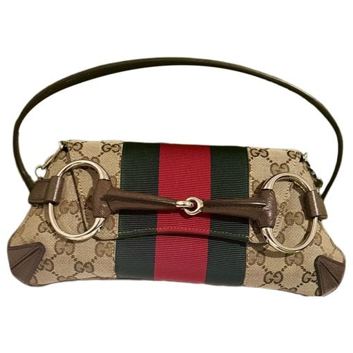 Horsebit Chain leather handbag