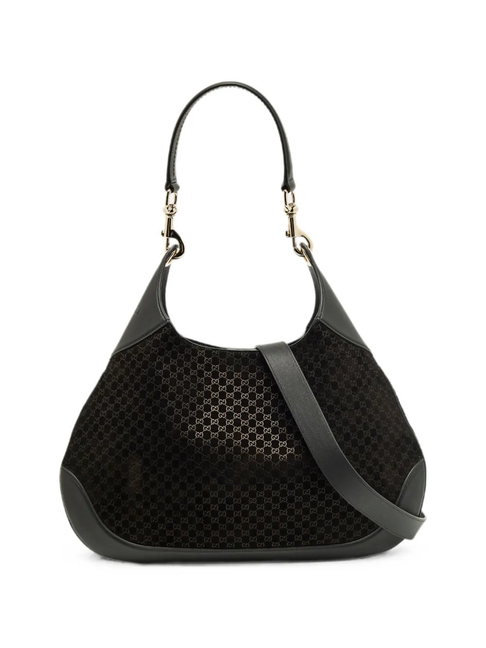 medium B leather tote bag
