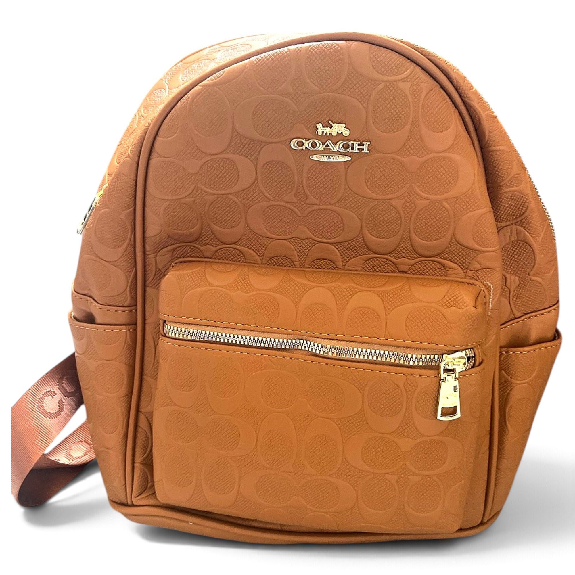 Campus leather backpack