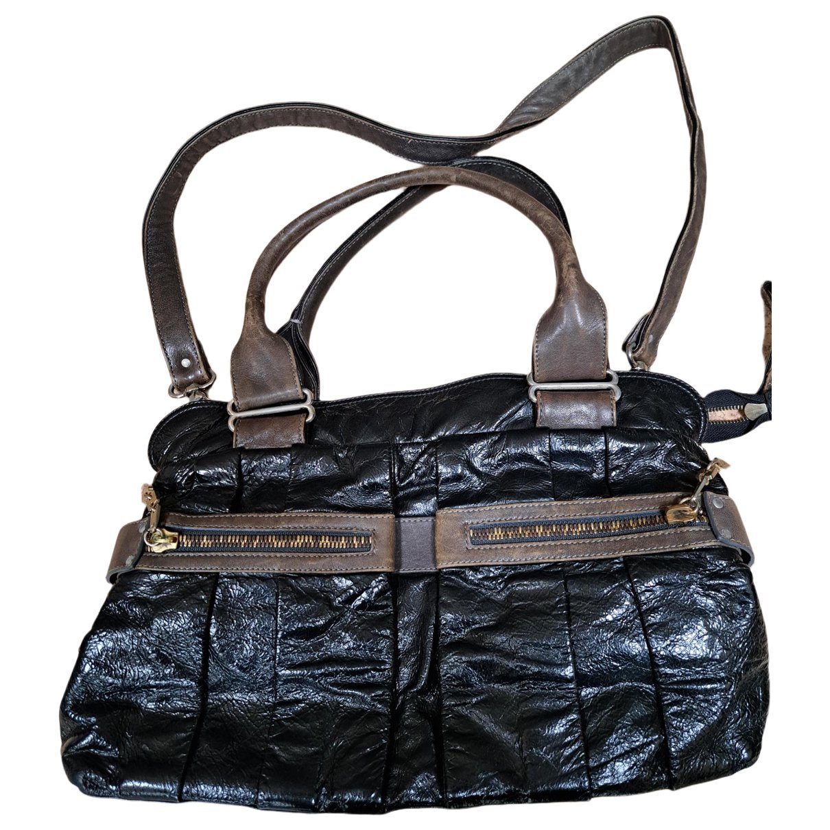 Leather handbag