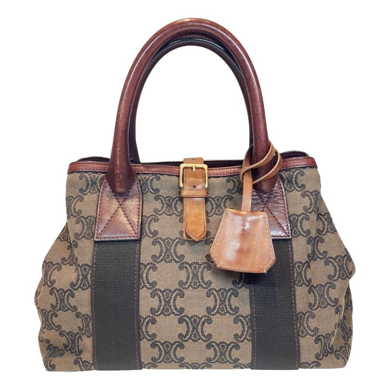 Belt leather tote
