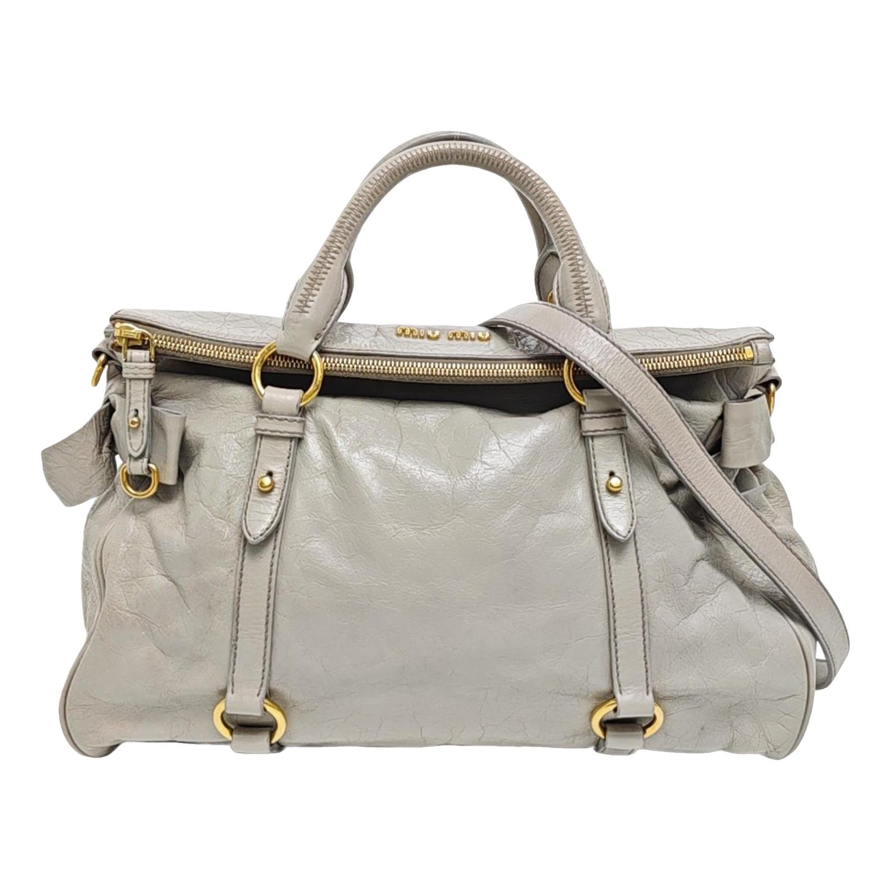 Vitello leather tote