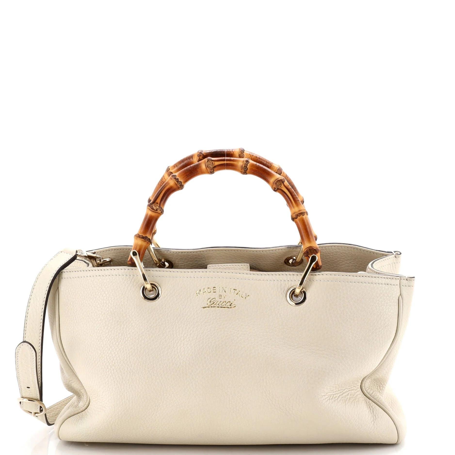 Leather tote