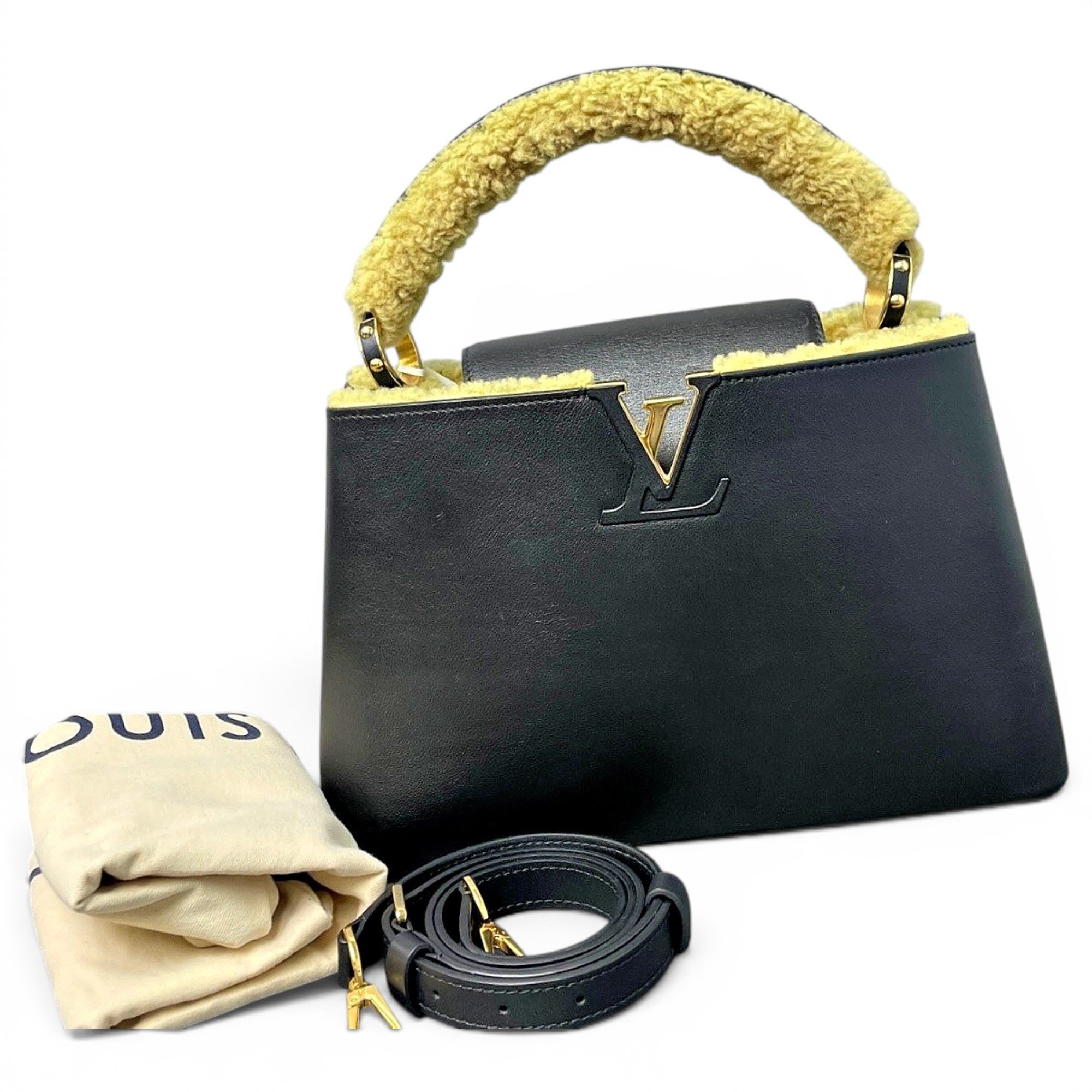 Capucines leather handbag