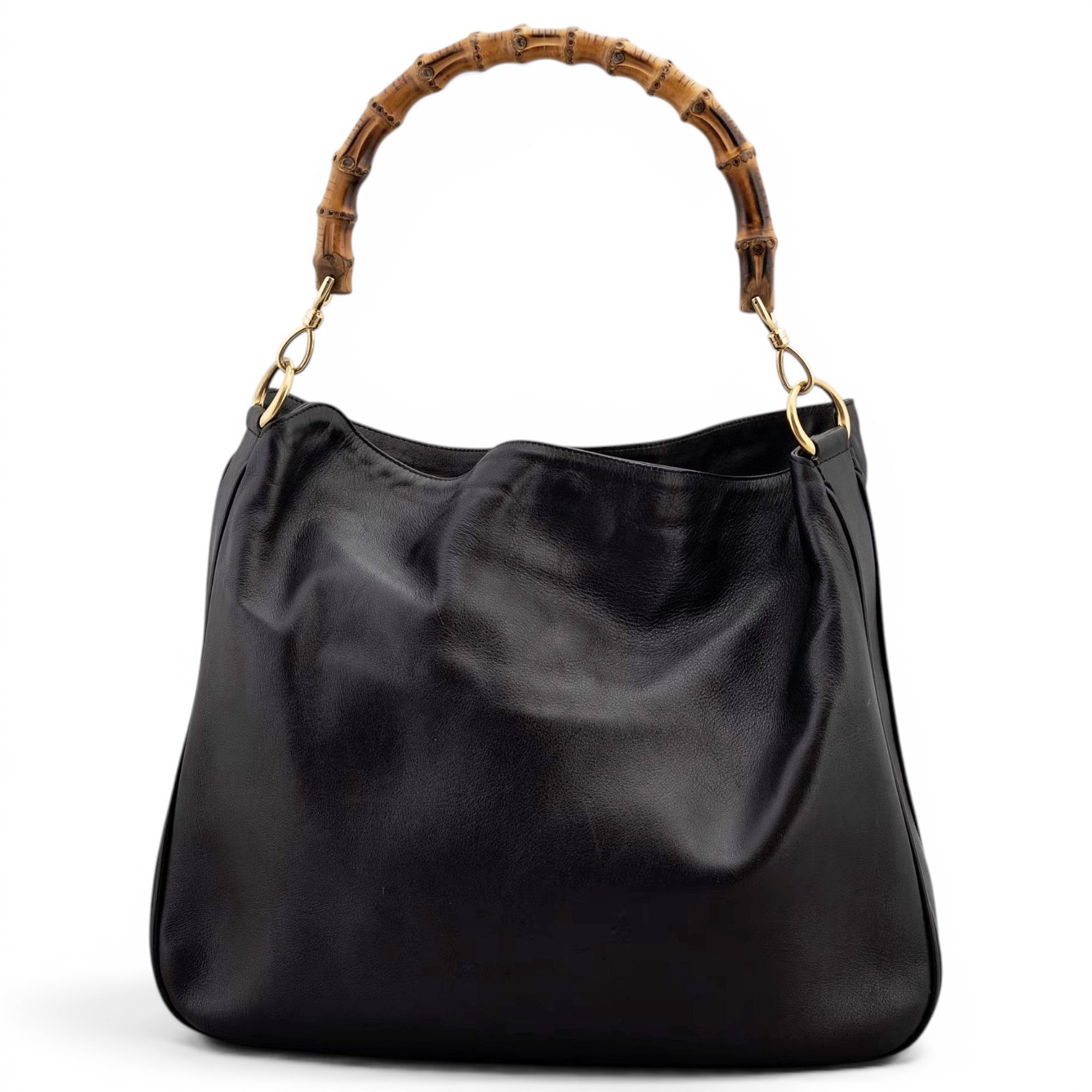 Bamboo leather handbag