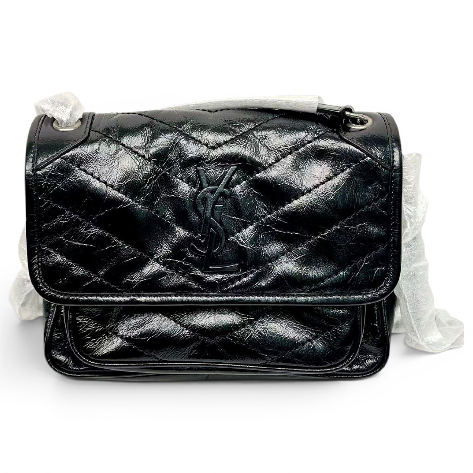 Niki leather crossbody bag