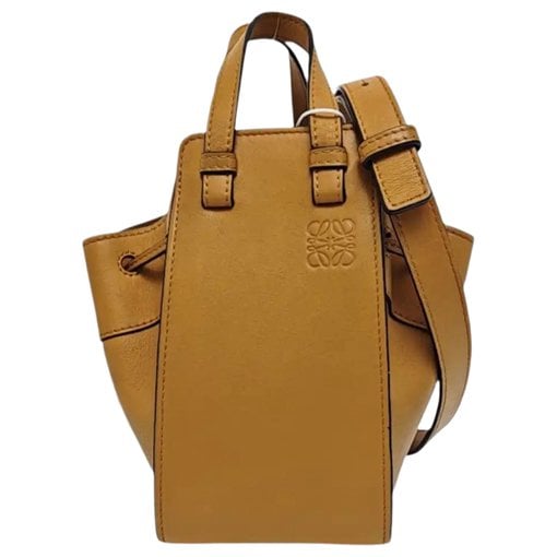 Hammock leather handbag