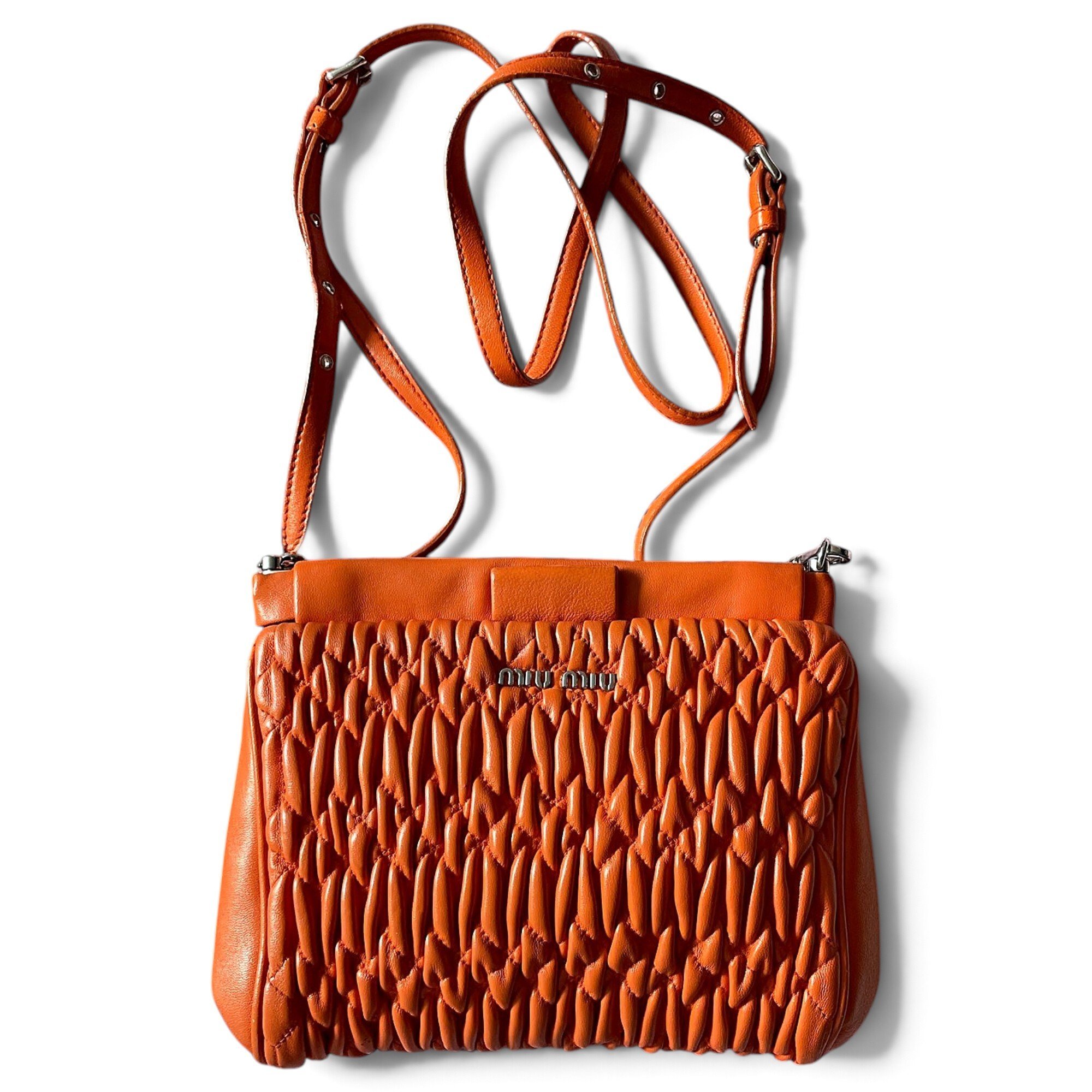 Miu Miu Bow bag leather handbag