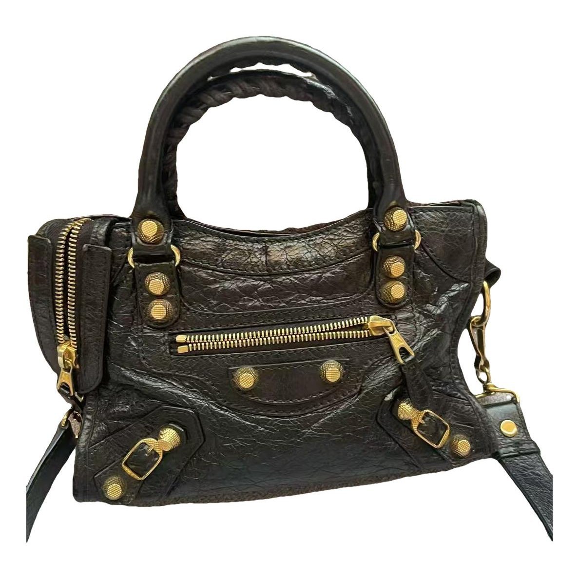 Leather handbag