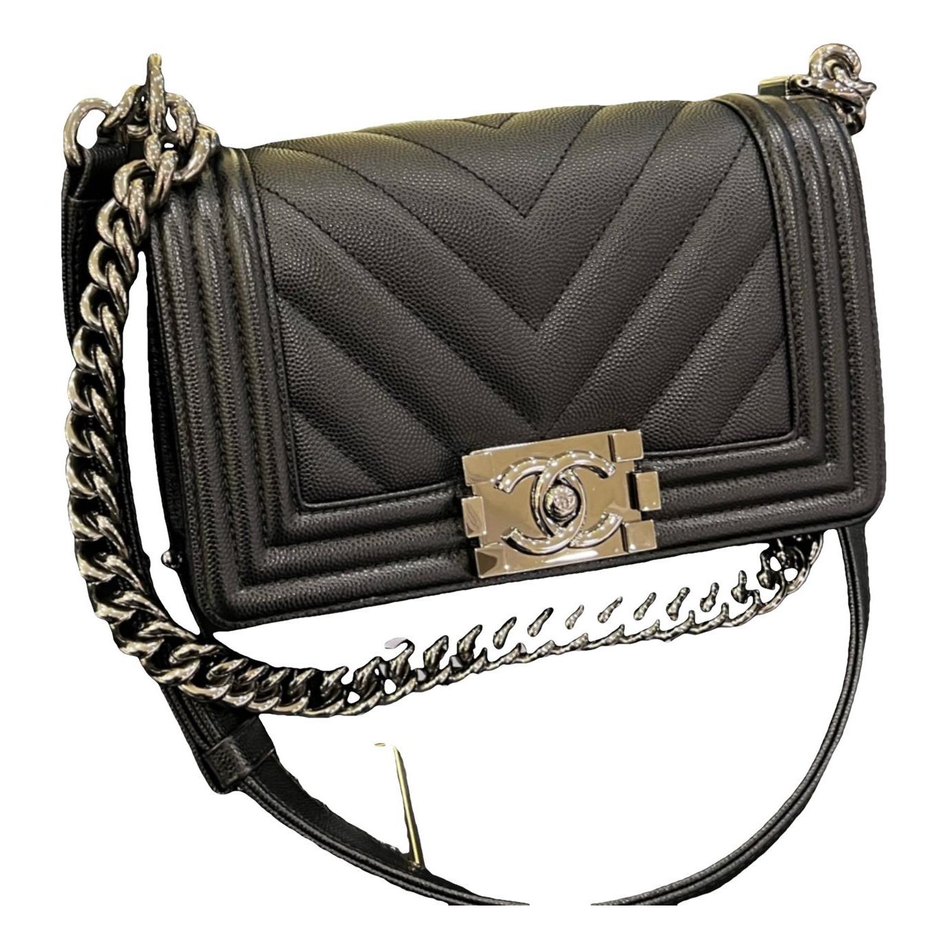 Boy leather crossbody bag