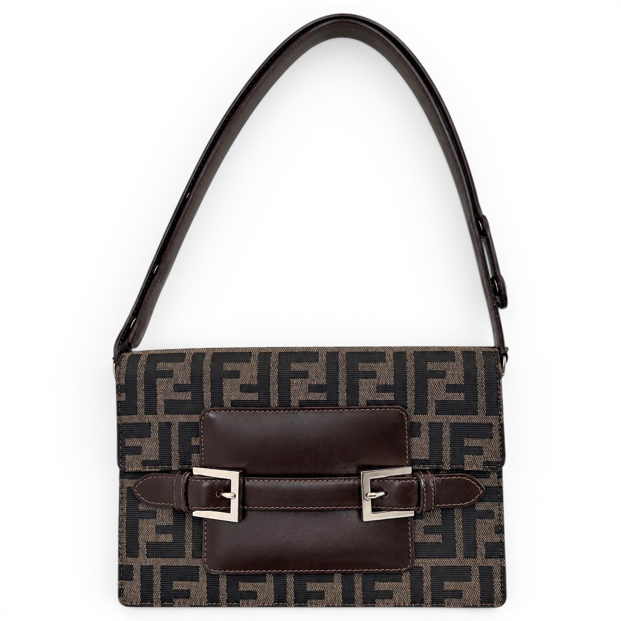 Baguette leather handbag