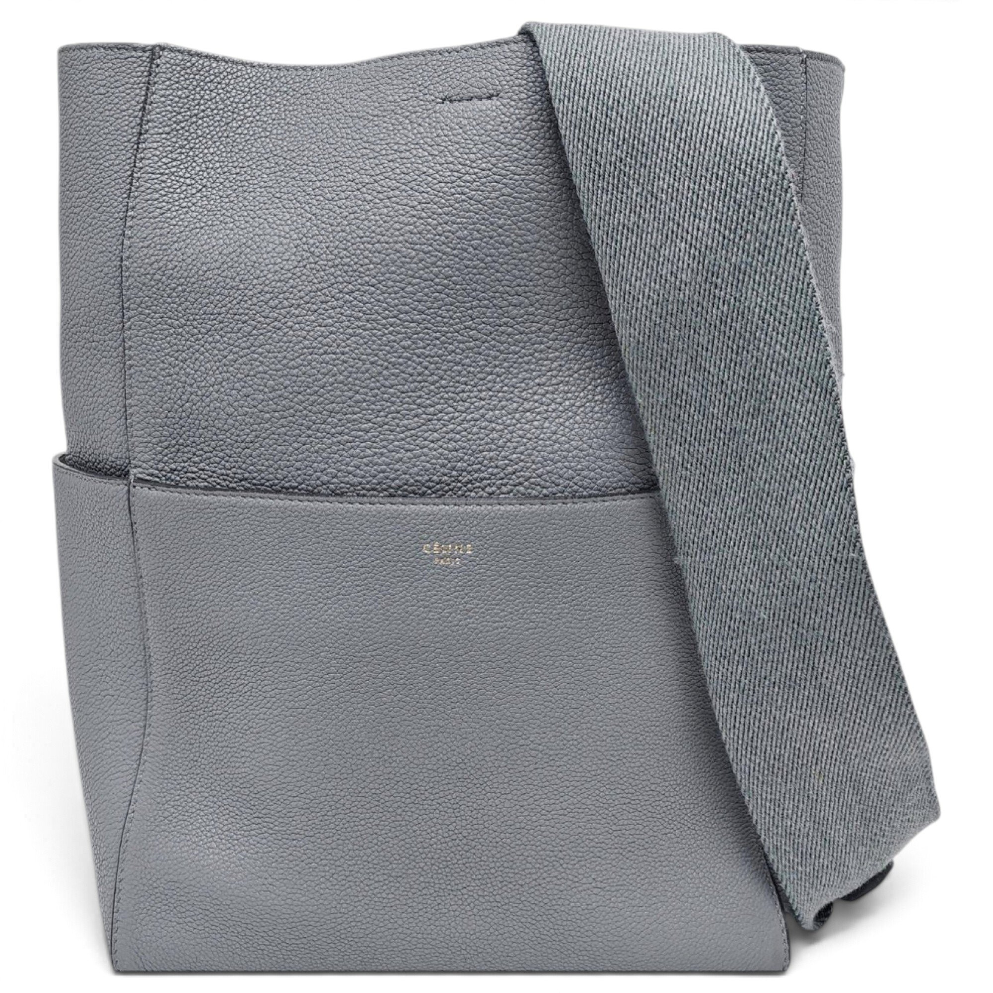 Seau Sangle leather handbag