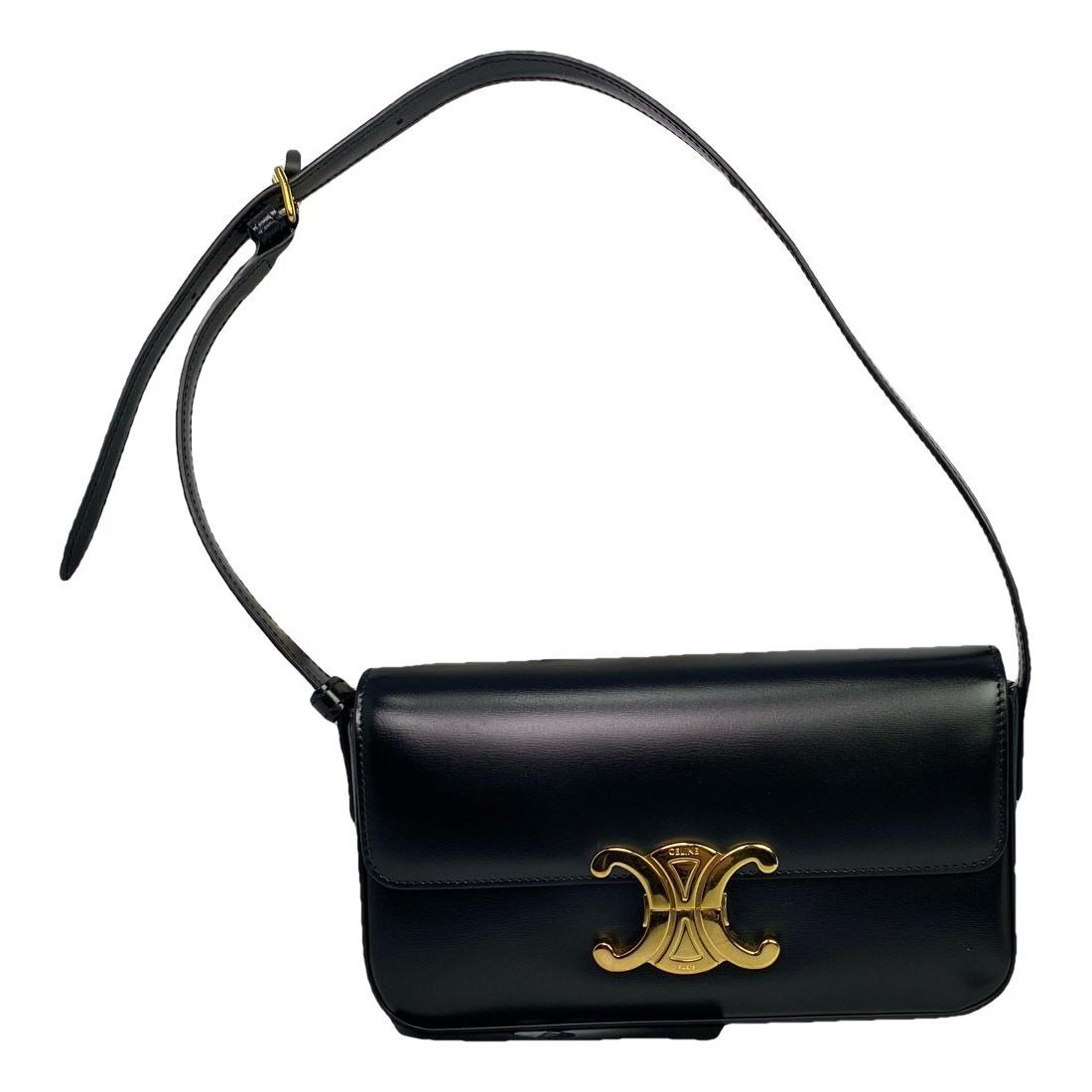 Triomphe Long leather handbag
