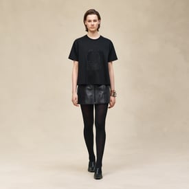 T-shirt évasé brodé