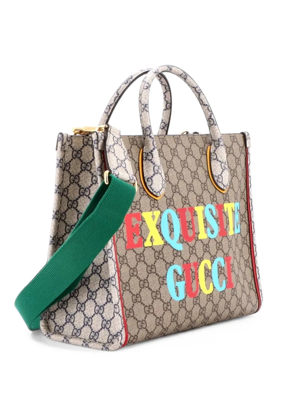 Exquisite Printed GG Coated Canvas Small tote bag